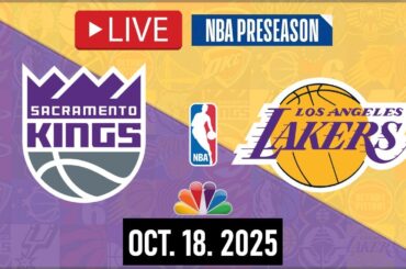 Los Angeles Lakers vs Sacramento Kings LIVE | October 18, 2025 | NBA PRESEASON 2K26