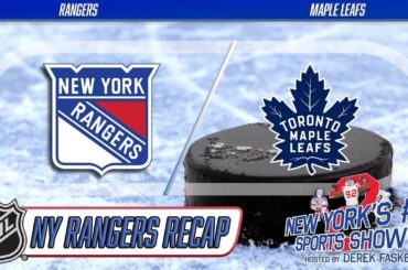 Rangers scoring troubles continue in 2-1 OT loss to Maple Leafs