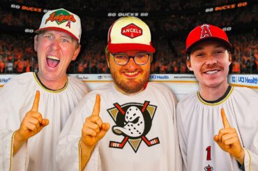 The Halo Boyz TAKEOVER A Ducks Hockey Game!