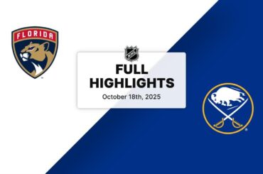NHL Highlights | Panthers vs. Sabres | October 18, 2025