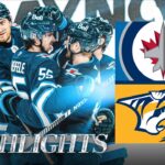 Winnipeg Jets vs. Nashville Predators - Game Highlights