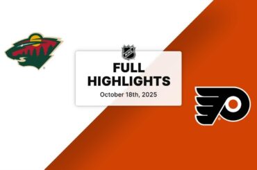 NHL Highlights | Wild vs. Flyers | October 18, 2025