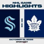 NHL Highlights | Kraken vs. Maple Leafs - October 18, 2025