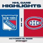 NHL Highlights | Rangers vs. Canadiens - October 18, 2025