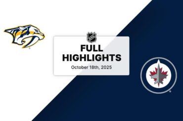 NHL Highlights | Predators vs. Jets | October 18, 2025