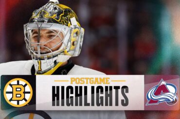 CONDENSED GAME: Boston Bruins vs. Colorado Avalanche - 10/18/2025