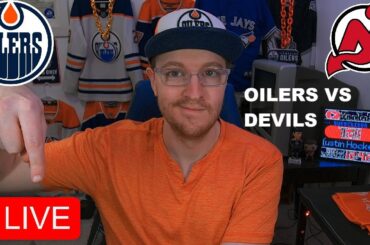 EDMONTON OILERS VS NEW JERSEY DEVILS LIVE | FAN REACTION & COMMENTARY