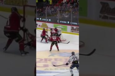 Kalle Kossila som målvakt (Örebro HK mot Linköping HC) (#Shorts)