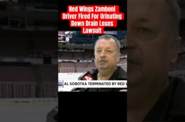 Red Wings Zamboni Driver Did What?? #shorts #hockey #nhlnews #redwings #nhl #hockeynews #shortsfeed