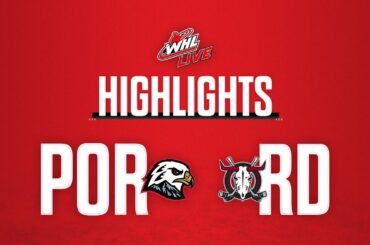 Portland Winterhawks at Red Deer Rebels 10/27 | WHL Highlights 2023-24