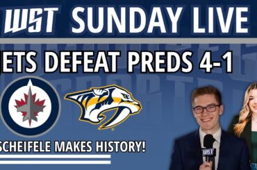 Winnipeg Jets defeat Nashville Predators + Mark Scheifele makes history | WST Sunday Live