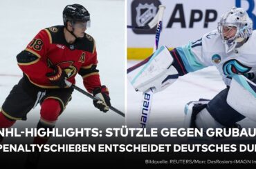 EISHOCKEY: Stützle gegen Grubauer! Draisaitl-Tor reicht nicht! | NHL-Highlights