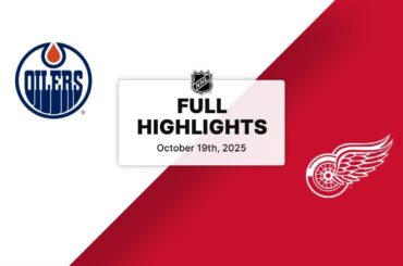 NHL Highlights | Oilers vs. Red Wings | October 19, 2025