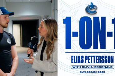Elias Pettersson 1-on-1 | Canucks at Capitals (Oct 19, 2025)