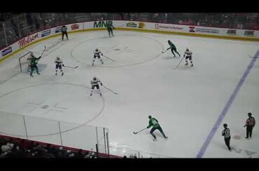 Lucas Condotta of the Laval Rocket scores vs. the Abbotsford Canucks 10/18/25