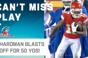 Hardman Turns on the Afterburners for 50-Yd Gain!