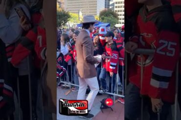Brenden Dillon NJ Devils Signs Autographs On Red Carpet #njdevils #short #shorts #shortvideo