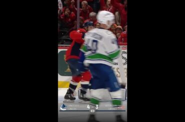 John Carlson with a Goal vs Vancouver Canucks