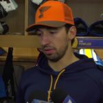 Jordan Kyrou on Blues' bounce-back game by he and teammates vs. Stars