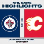 NHL Highlights | Jets vs. Flames - October 20, 2025