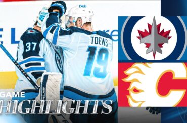 Calgary Flames vs. Winnipeg Jets - Game Highlights