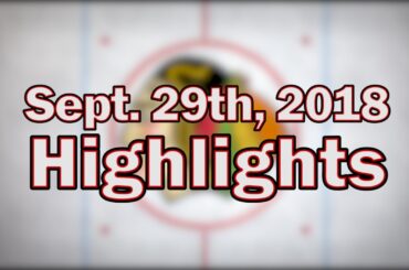 HIGHLIGHTS - September 29th, 2018