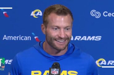 Sean McVay REACTS to the Rams' BLOWOUT WIN over Jaguars in London