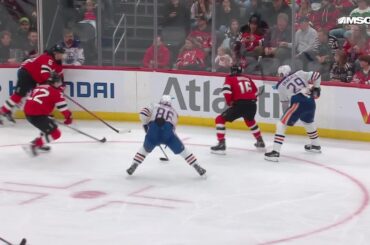 Connor Brown scores a shorthanded goal against the Edmonton Oilers