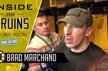 BRAD MARCHAND on LARS ELLER: “He plays 10-12 minutes a night. I play 20”