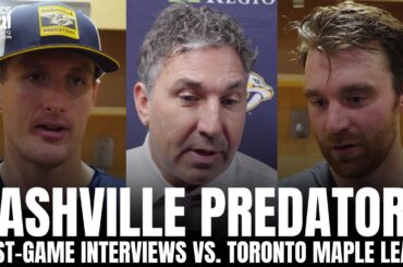 Nick Perbix, Michael McCarron & Andrew Brunette Respond to Loss vs. Toronto Maple Leafs