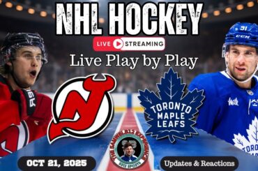 🏒 LIVE: Toronto Maple Leafs vs New Jersey Devils NHL Play-by-Play, Reactions & Chat