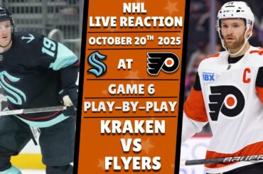 Flyers vs Kraken 🏒 Live Reaction & Play-by-Play!