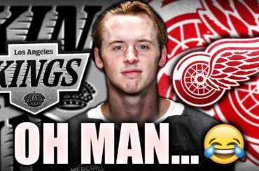 THIS DETROIT RED WINGS TRADE RUMOUR DIDN’T AGE WELL… HERE’S WHY (LA Kings, Brandt Clarke)