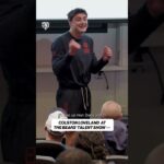 Coslton Loveland at the Bears talent show 👀 #Bears #Chicago #NFL #football