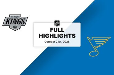 NHL Highlights | Kings vs. Blues | October 21, 2025