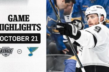 HIGHLIGHTS: LA Kings at St Louis Blues | NHL Regular Season