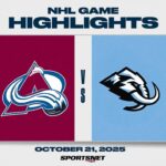 NHL Highlights | Avalanche vs. Mammoth - Oct 21, 2025