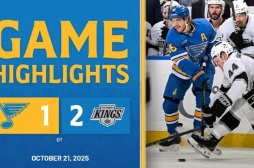 Game Highlights: Kings 2, Blues 1 (OT)