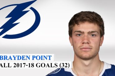 Brayden Point (#21) All 32 Goals of the 2017-18 NHL Season