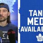 Chris Tanev | Pre Game vs. New Jersey Devils | October 21, 2025