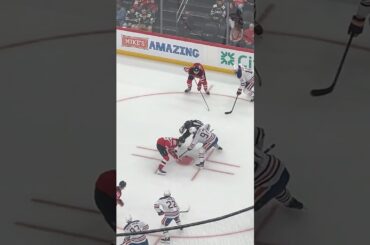 Jack Hughes NJ Devils vs Connor McDavid Faceoff #njdevils #edmontonoilers #shorts #shortvideo