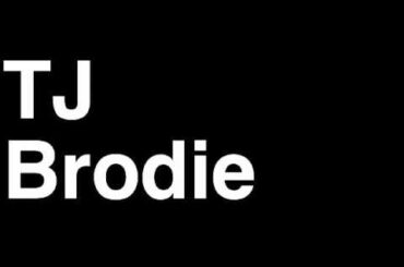 How to Pronounce TJ Brodie Calgary Flames NHL Hockey Player Runforthecube