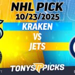 Kraken vs. Jets NHL Betting Odds & Picks, 10/23/25 | Night Moves Show