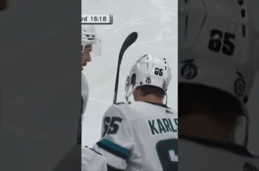Erik Karlsson 100th Point Of Season! #hockey #nhl #sharks