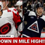 It's a Carolina Hurricanes' Mile High Showdown Against the Colorado Avalanche