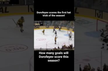 Pavel Dorofeyev scores hattrick goal to tie the game at 3! #vgk #kings