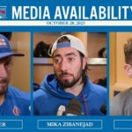 NYR vs MIN: J.T. Miller, Mika Zibanejad & Adam Fox Postgame Media Availability | Oct. 20, 2025