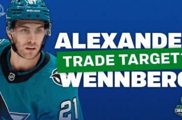 Does San Jose's Alex Wennberg make sense to fill the void at centre for the Canucks?