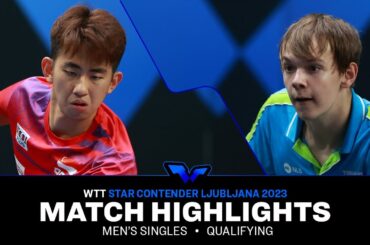 Pang Yew En Koen vs Brin Vovk Petrovski | MS Qual | WTT Star Contender Ljubljana 2023