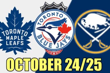Toronto Maple Leafs vs Buffalo Sabres October 24 25 w/Superbman